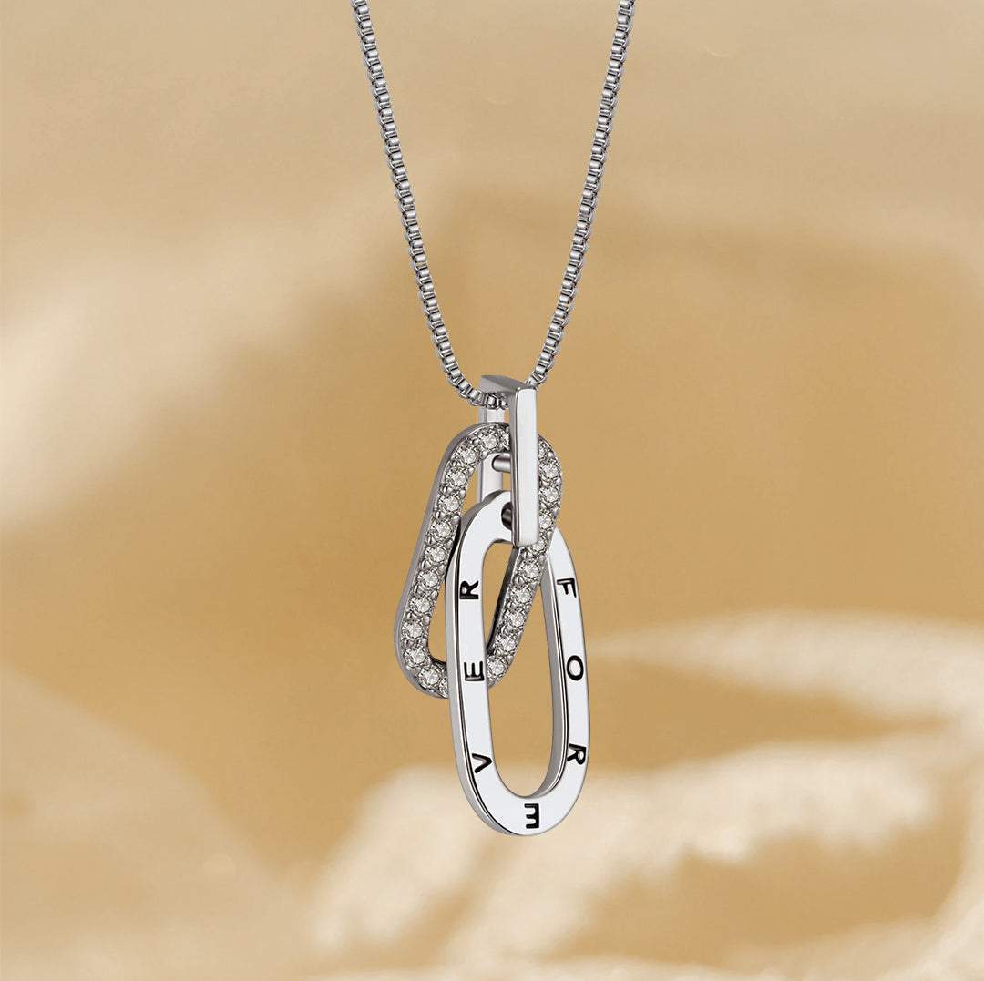 Mother & Daughter | Forever Linked Together | S925 Necklace-Awareness Avenue-gift: All,gift: Daughter,necklace: All,necklace: Daughter