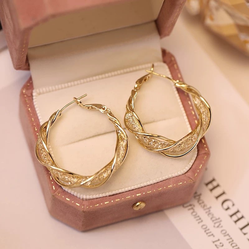 BUY 1 GET 1 FREE🔥🎁2023-Christmas Hot Sale🎁 49% OFF🔥 - Fashion Twist Earrings