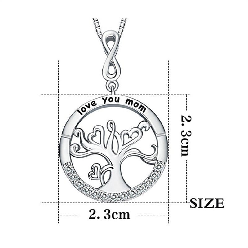 🎁Gift To My Mom - Tree of Life Necklace with Message Card Gift