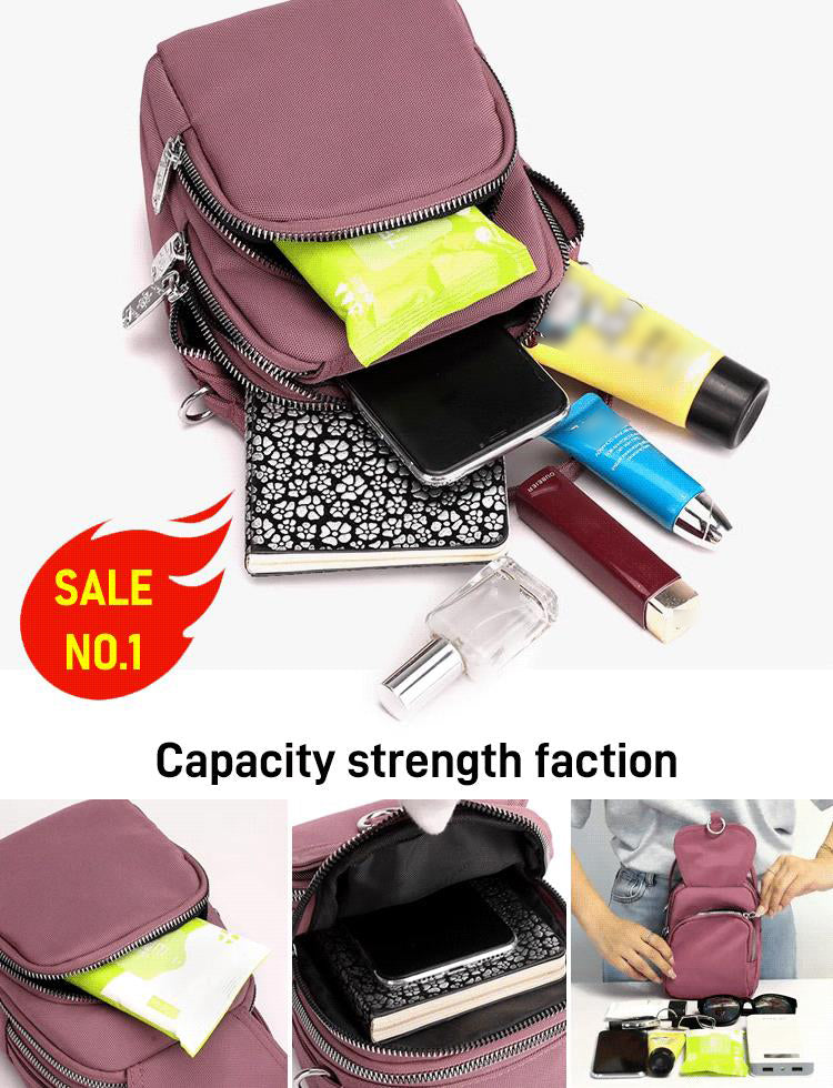 BUY 2 FREE SHIPPING--Fashion Large Capacity Multi-layer Storage Shoulder Bag